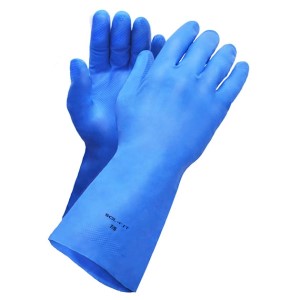 Sol-Fit Nitrile 12" 9mil Unlined Blue Small 12x12